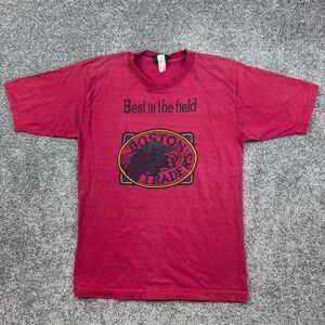 Vintage‎ Boston Traders Shirt Mens Large Faded Red Dog Outdoors Outfitter Nature